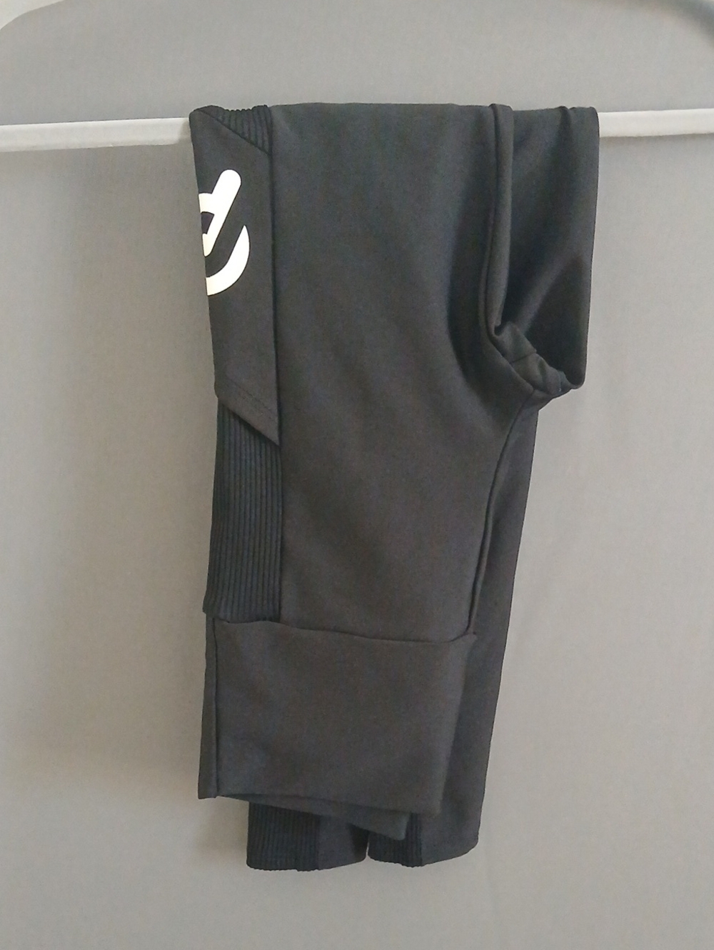Peloton Black Kids Leggings with White Logo Accent